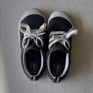 Keds Kids Black and White Canvas Sneakers